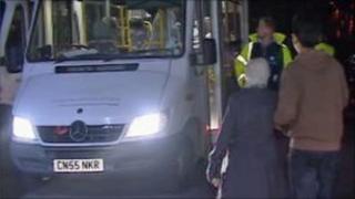 people involved in Llanelli evacuation