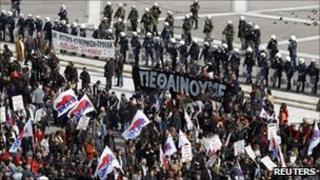 Anti-austerity protests in Athens