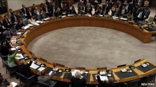 UN Security Council voiding on Libya