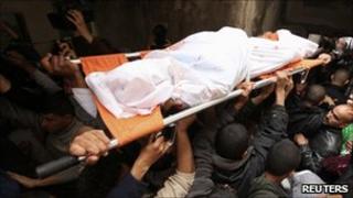 Funeral of Emad Faragallah - Gaza 20 March