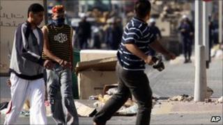 Protests in Malkiya, southwest of Manama, Bahrain, 20 March 2011