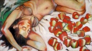 Girl and Apples 2 by Joana Ricou