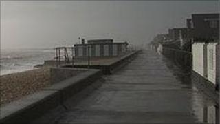 The seafront at Jaywick