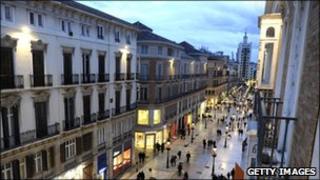 Spanish shoppers