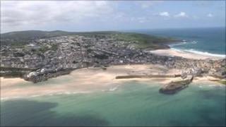 Cornwall coastline