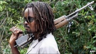 SLA fighter in Darfur - 2007