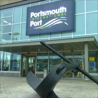 Portsmouth International Port's new terminal building