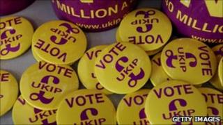 Vote UKIP badges