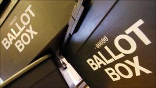 Ballot boxes
