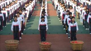 School children in Chongqing