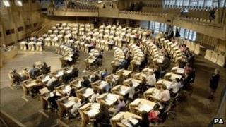 Holyrood chamber