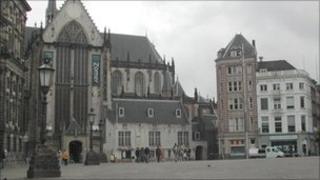 Amsterdam's Dam Square (file image from 2005)