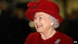 Queen Elizabeth II smiles
