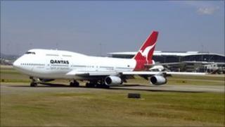 Qantas plane