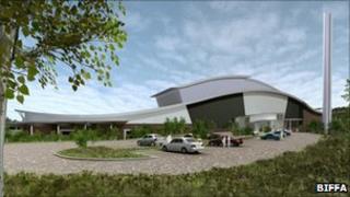 Artist impression of the plant