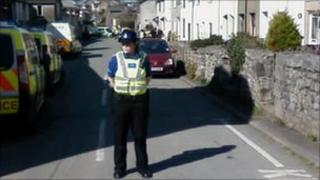 Police officer at Main Street