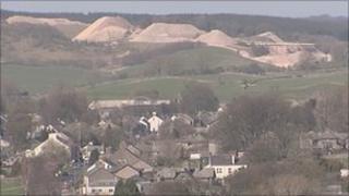 Quarry in Shap