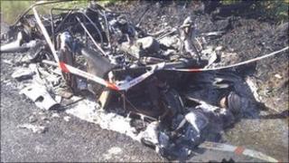 Scene (pic: Hereford & Worcester Fire and Rescue Service)