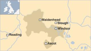 Map of Maidenhead and surrounding areas