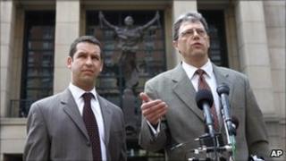 Defence attorneys Todd Richman (left) and Kenneth Troccoli (right)