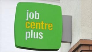 Job centre sign