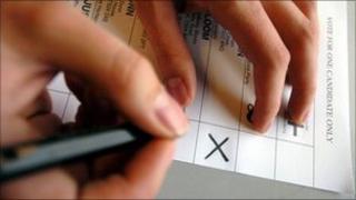 Person voting