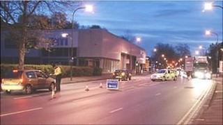 Police in Castle Boulevard