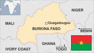 Карта Буркина-Фасо