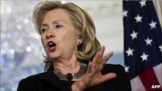 US Secretary of State Hillary Clinton