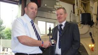 Geoff Lattimer (left) and Keith Mowbray