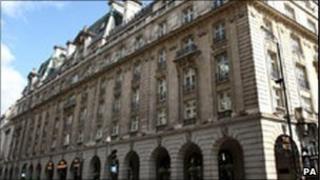 The Ritz Hotel in London