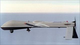US Predator drone (file)