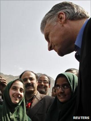 Ambassador Timothy Roemer in Indian-administered Kashmir