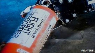 Inage of data recorder provided by France's Bureau of Investigation and Analysis