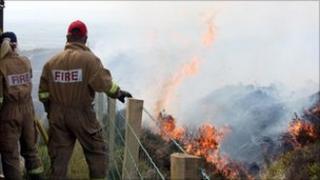 Gorse fires NI