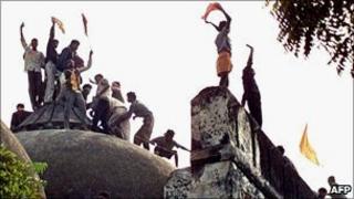 The Babri Mosque was torn down by Hindu zealots in 1992