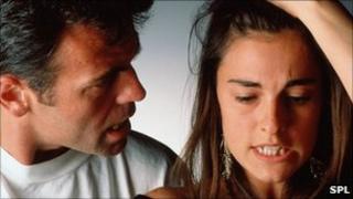 Arguing couple
