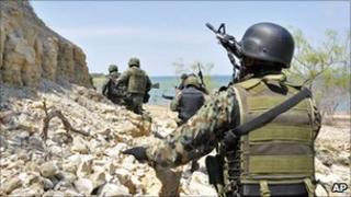 cartel drugs border camp shoot kills mexico falcon caption lake island
