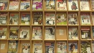 Publications in a Newham library