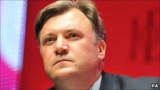 Shadow chancellor Ed Balls