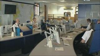 Coastguard station officers