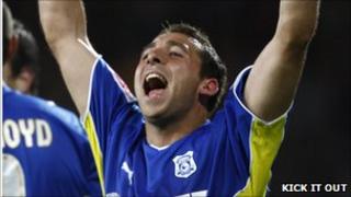 Cardiff City's Michael Chopra (pic: Kick It Out)