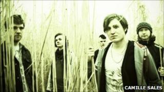 Portrait of Nottingham band Swimming