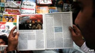 Indian reads censored version of Economist magazine