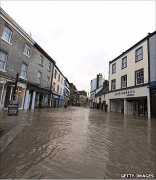 Cockermouth floods, November 2009 (Getty Images)