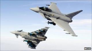 RAF Eurofighter Typhoons