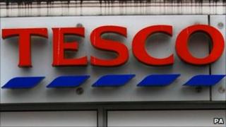 Tesco sign