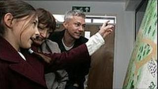 Hannah Clegg, Tessa Jowell and Olympian Jonathan Edwards
