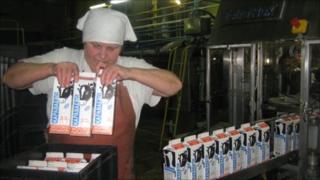 Worker at Agromol in Kostroma