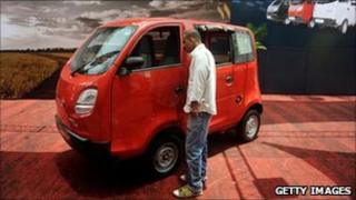Tata Motors' "Magic Iris" miniature people carrier